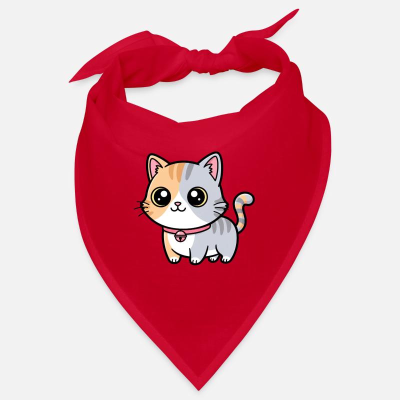 Calico Kitten Collar Charm Bandana