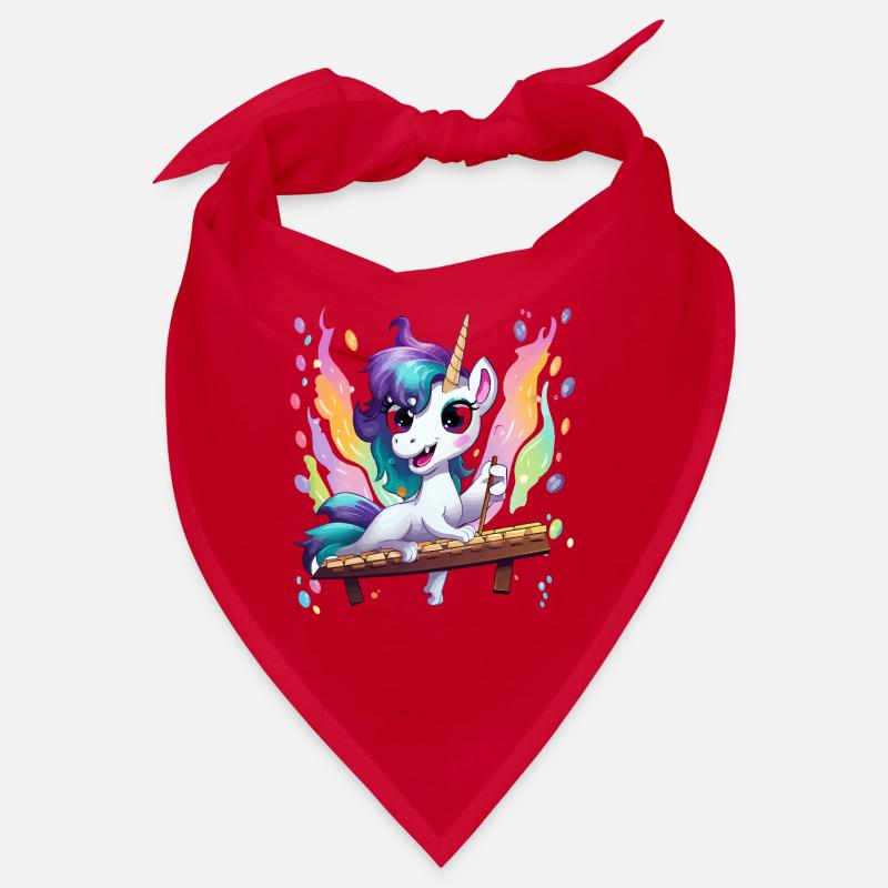 Regenbogen Einhorn Klangzauber Bandana
