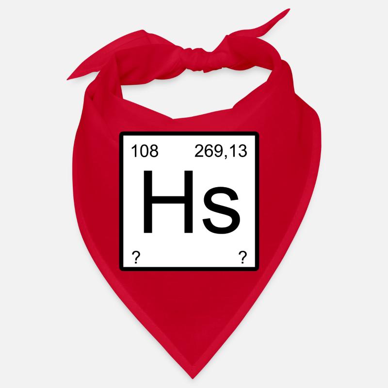 Monogramme élémentaire en hassium Bandana
