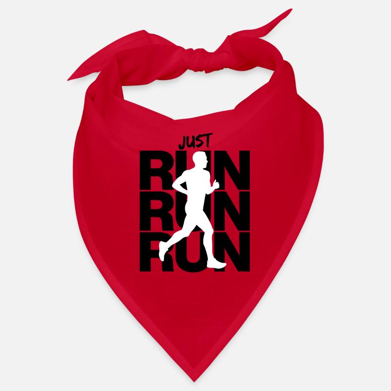 JUST RUN RUN RUN, JOGGING RUNNING RUNNING INTENT FIT Bandana