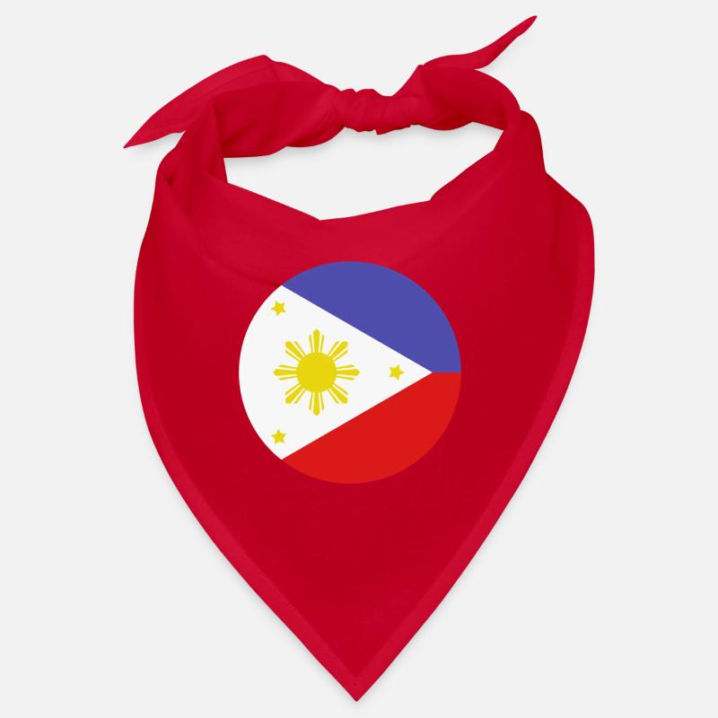 Drapeau rond philippin Bandana