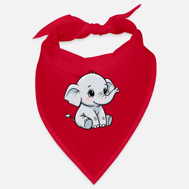 Petit éléphant câlin et mignon Bandana