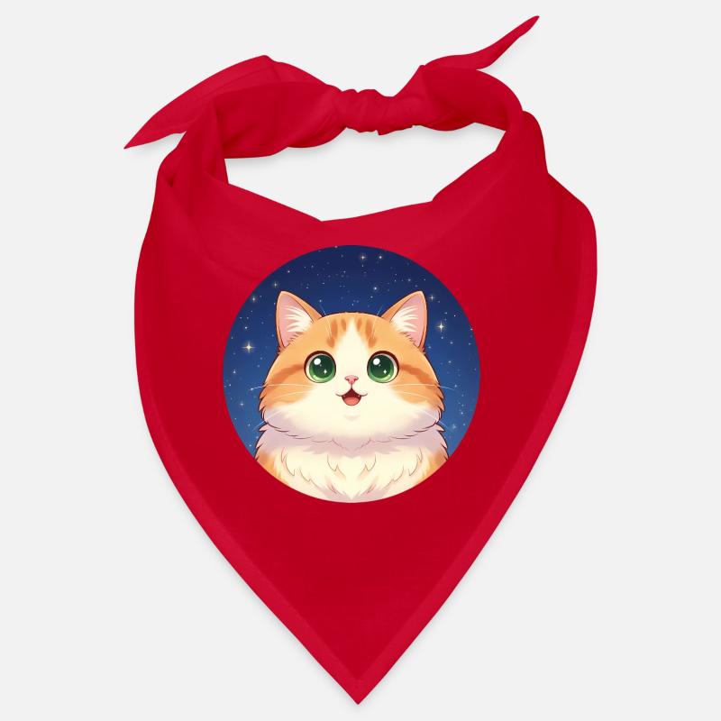 Starry Night Kitten Bandana
