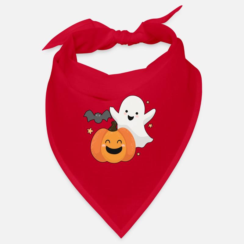 Fun ghost, pumpkin and bat Bandana