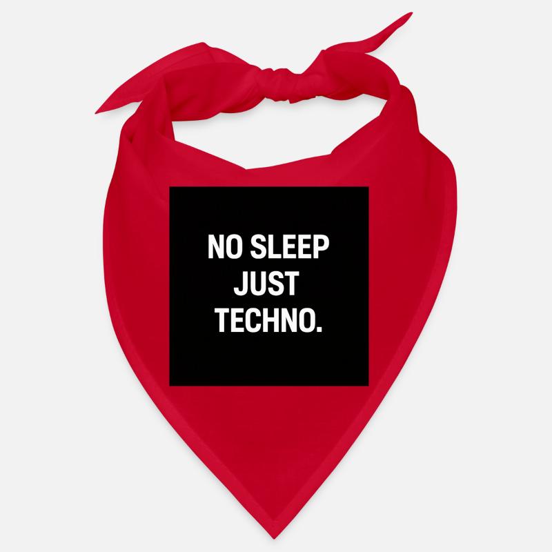 No Sleep Just Techno Bandana