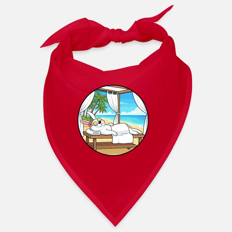 Art relaxant du lapin de plage Spa Bandana