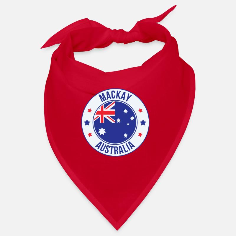 Mackay Australia Circular Emblem Bandana
