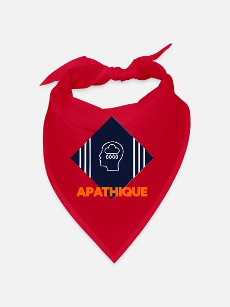 apathisch - Bandana - Rot - Vorne