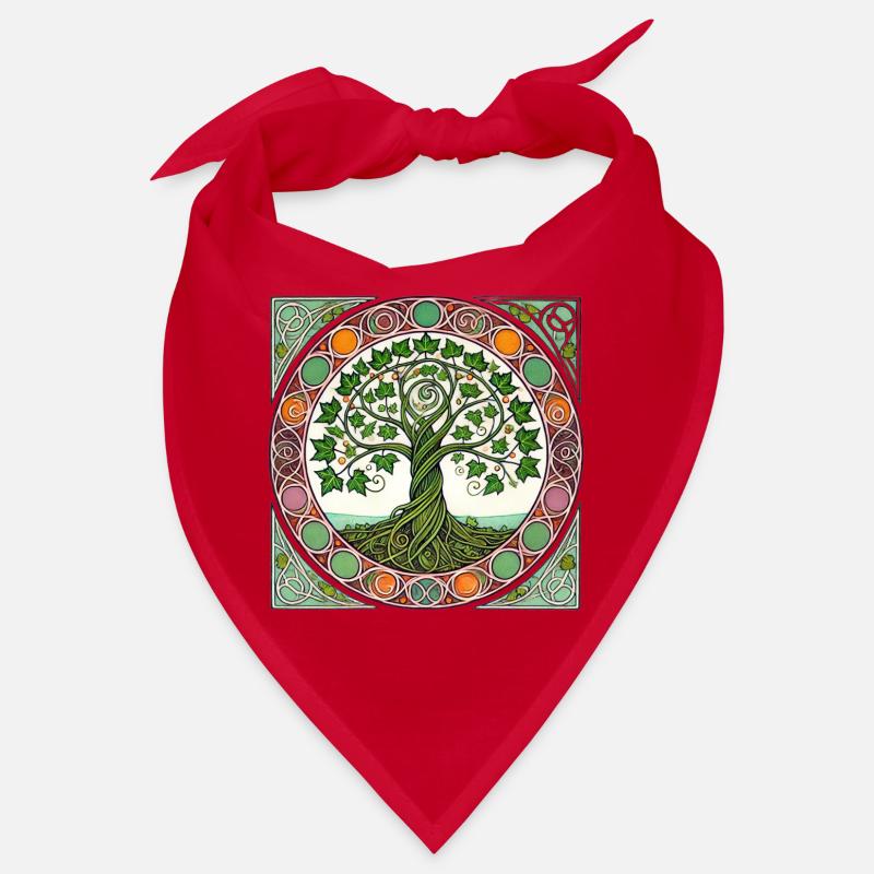 Vitrail circulaire de l’Arbre de Vie Bandana