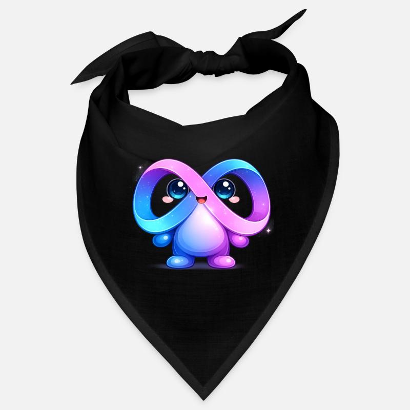 Cute Meta Infinity Mascot Sticker Bandana