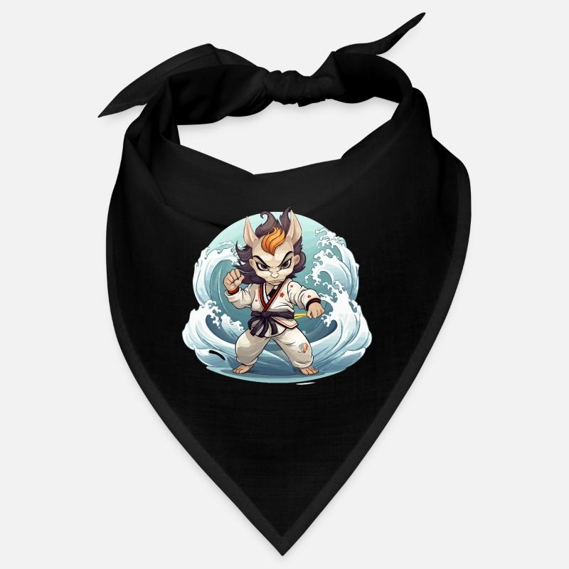 Chasseur de vagues en karaté gi Bandana