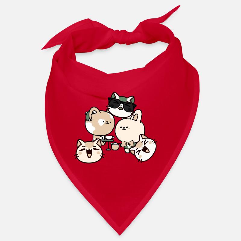 Kawaii Coffee Break: Cat with Hearing Aid Bandana