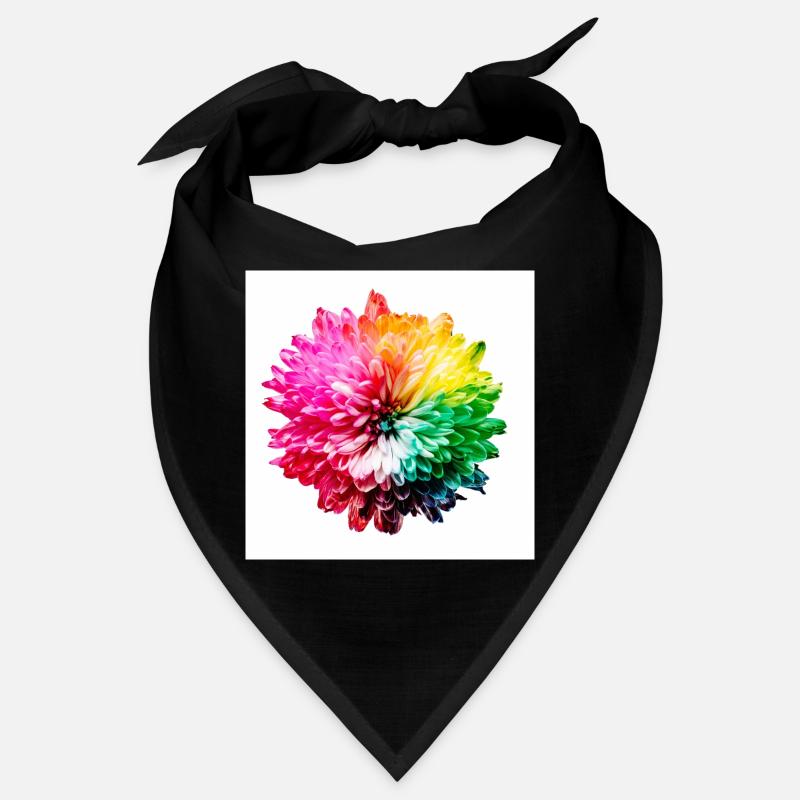 Rainbow Blossom Explosion Bandana