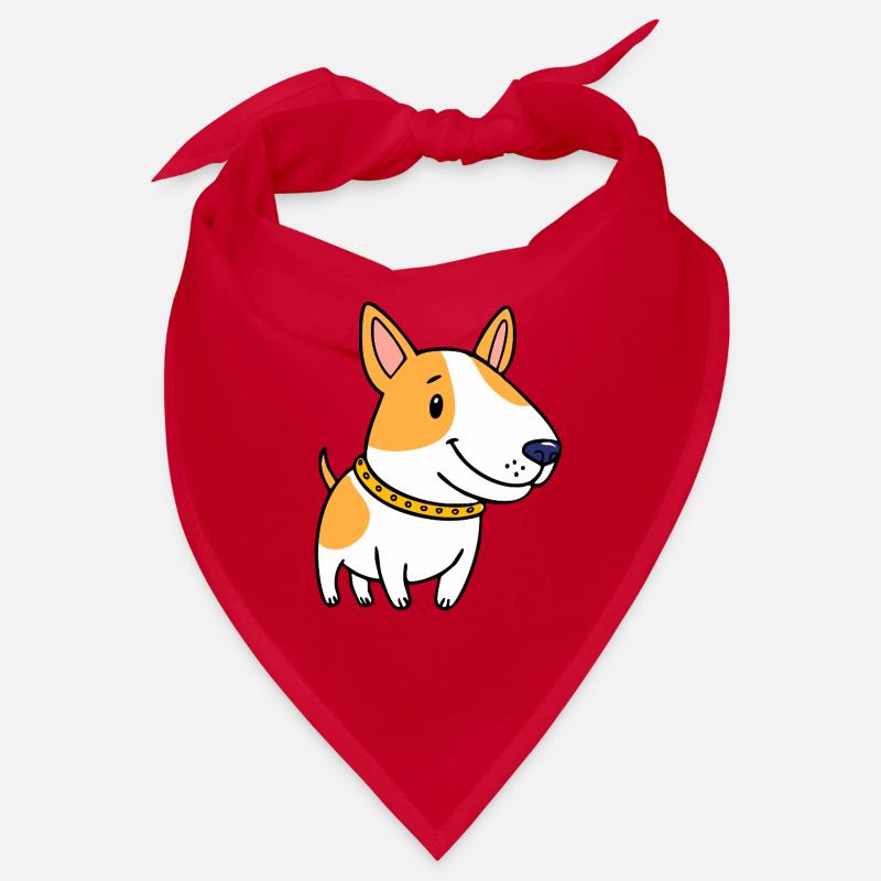 Terri ein Bullterrier-Welpe (Chibi-Comic) Bandana