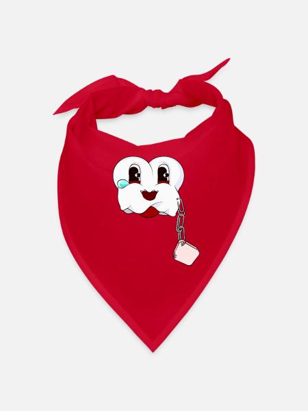 UNTER DER EMOTION - Bandana - Rot - Vorne