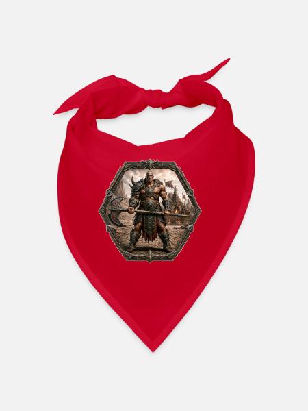 Barbar - Bandana - Rot - Vorne