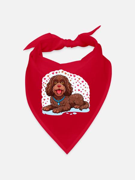 American Water Spaniel - Bandana - Rot - Vorne