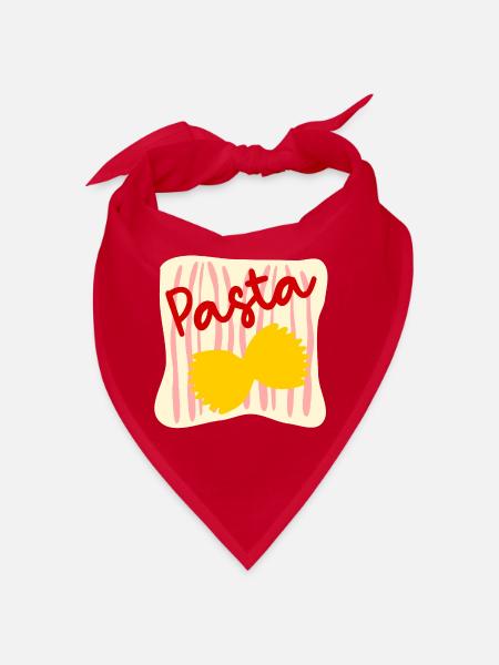 Farfalle Pasta Küche - Bandana - Rot - Vorne