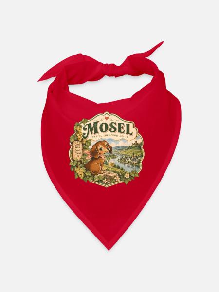 Mosel Taking The Scenic Route - Bandana - Rot - Vorne