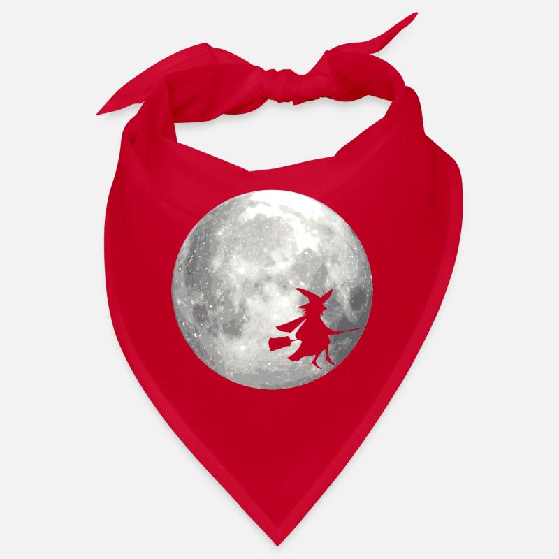 Full moon with witch Bandana