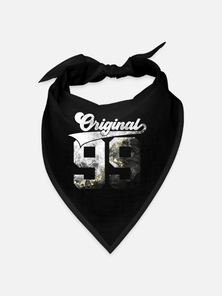27TH BIRTHDAY 27 YEARS ORIGINAL 1999 - Bandana - black - Front