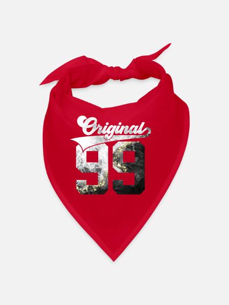 27E ANNIVERSAIRE 27 ANS ORIGINAL 1999 - Bandana - rouge - Devant