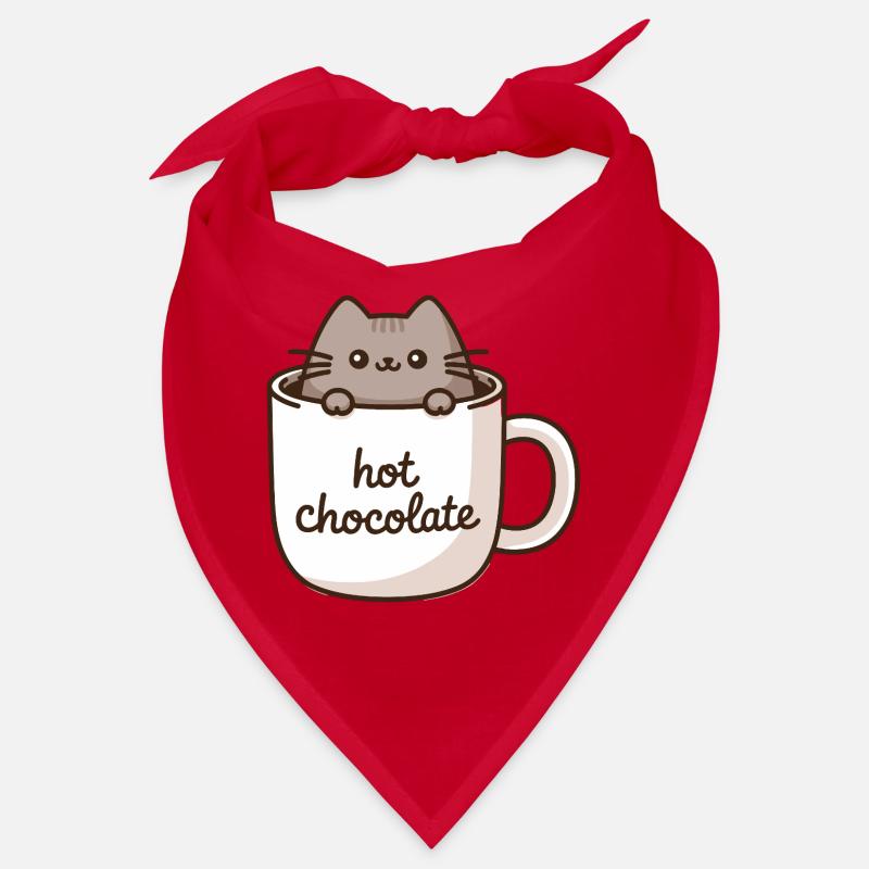 Chats dans une tasse – Breloque chocolat chaud Bandana