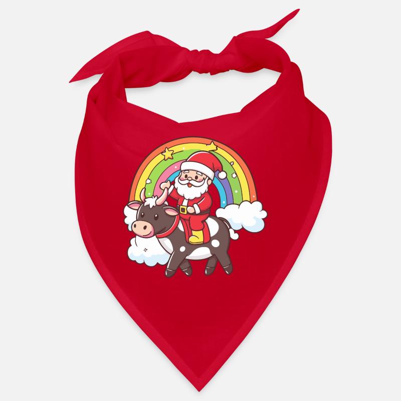 Vache Père Noël Noël Bandana