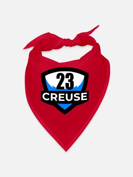 23 Creuse - Bandana - Rot - Vorne