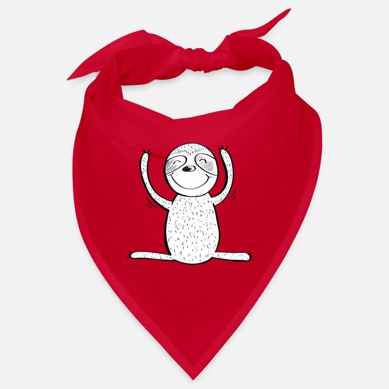 Happy Sloth - Comic - Animals Bandana