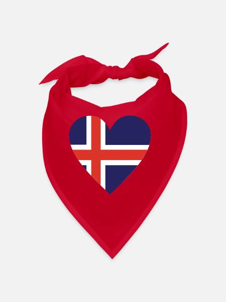 Island - Bandana - Rot - Vorne