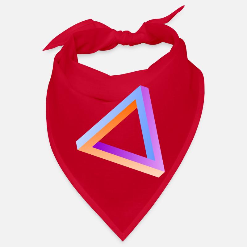 Illusion d'optique triangle impossible Bandana