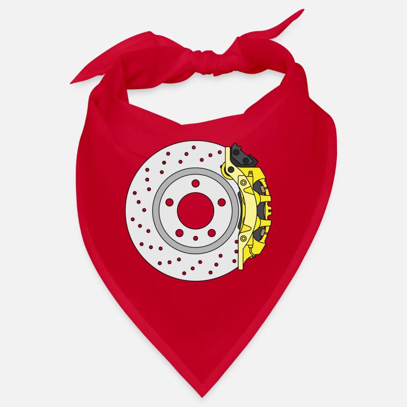 Yellow Rear Brake disc Bandana