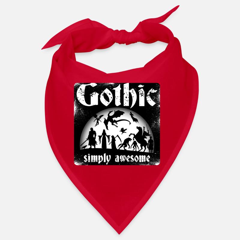 Gothic, spooky full moon creatures Bandana