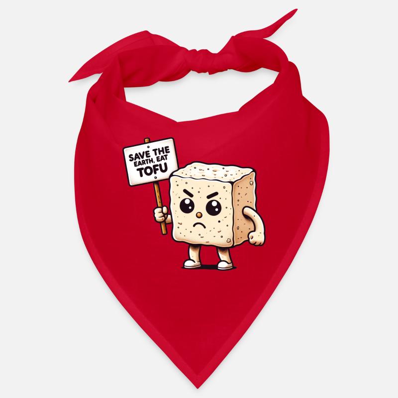 Tofu Erde Verteidiger - Bandana - Rot