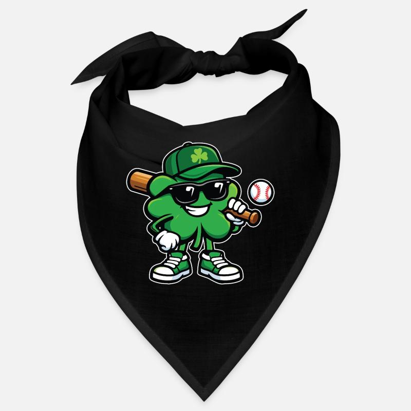 Baseball Shamrock St Patrick’s Irish Bandana