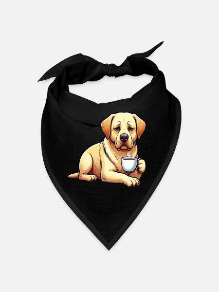 Labrador Labradorbesitzer Labradorliebhaber Labbi - Bandana - Rot - Vorne