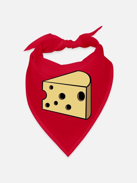 fromage - Bandana - rouge - Devant