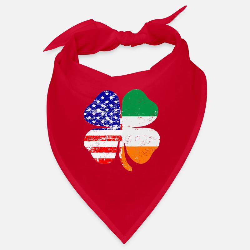 American Irish Clover Leaf Gift Bandana