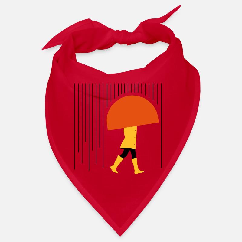 Man in the rain - minimal Bandana