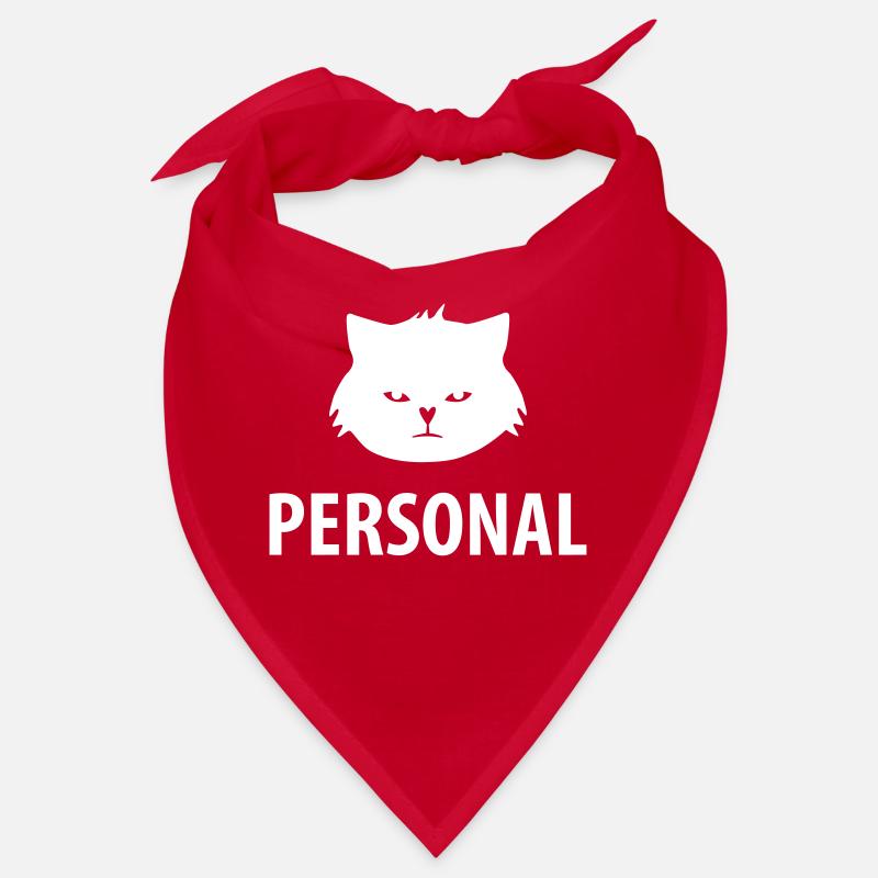 Katze Herrchen oder Frauchen - eher Personal! Bandana