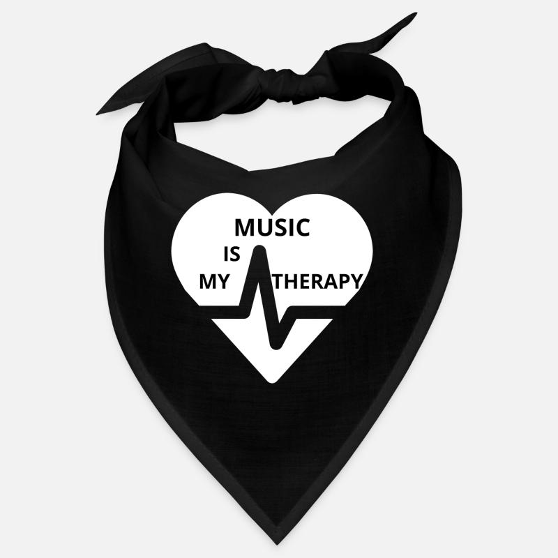 Music Therapy Heart Design Bandana