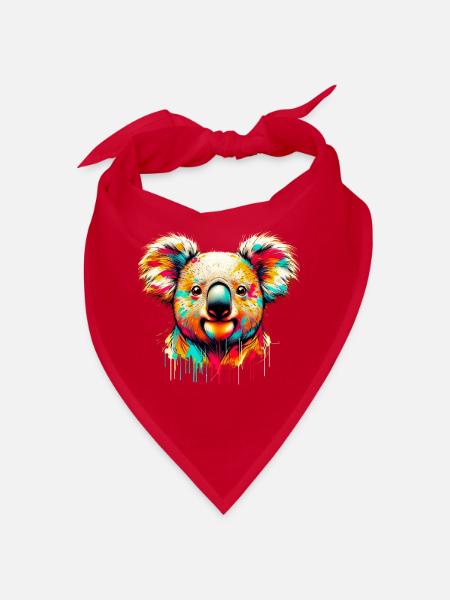 Koala - Bandana - Rot - Vorne