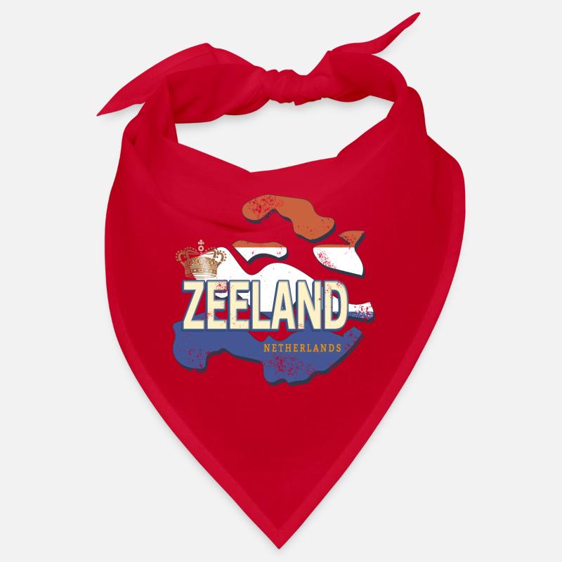 Zeeland Netherlands with Map Holland Souvenir Bandana