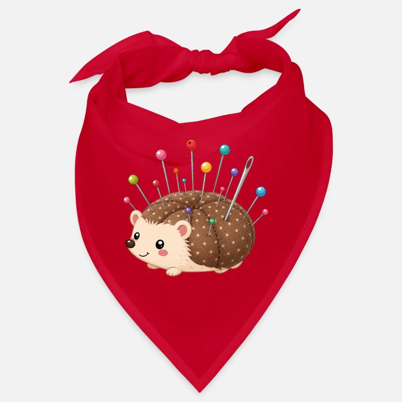 Coussin à épingles hérisson pour couturières Bandana