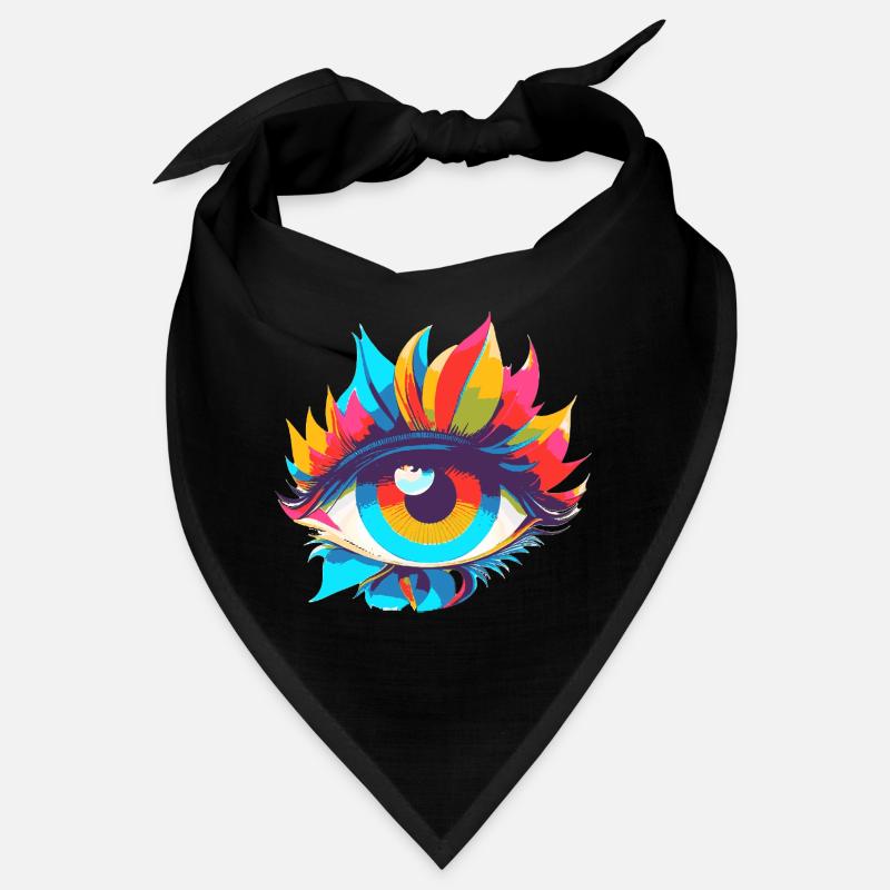 Pop Art Magique Œil Coloré Bandana