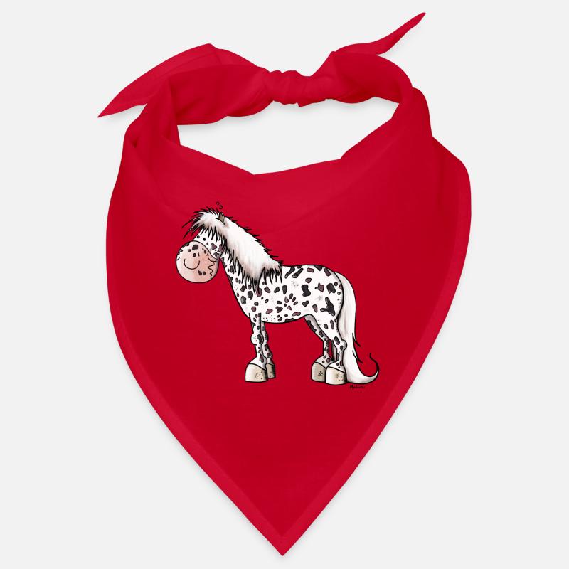 Robe tachetée du cheval Bandana