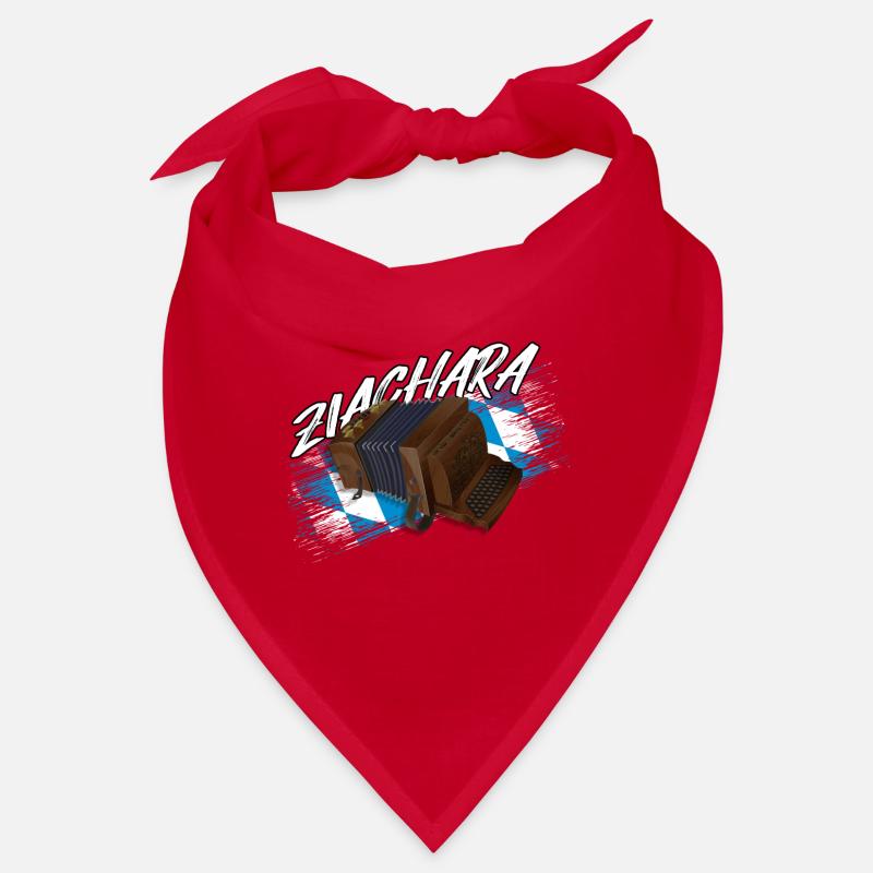 Zichara - Playing Bavaria Harmonica | ZiachON! - Bandana - red