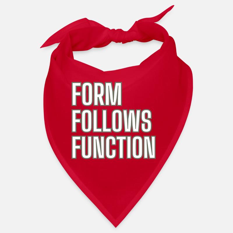 FORM FOLLOWS FUNCTION - Bauhaus Design Wagenfeld Bandana