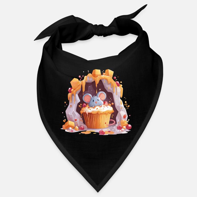 Cute mouse in cupcake cave Bandana